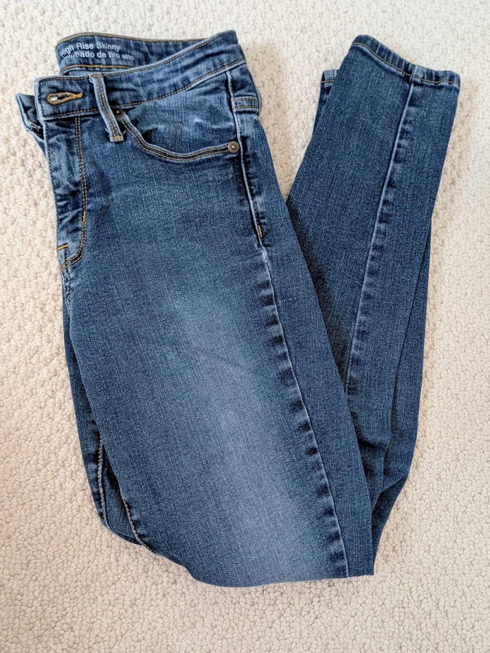Mossimo Supply Co. Women’s Skinny Jeans - Dark Blue Wash, Size 28/6/Small